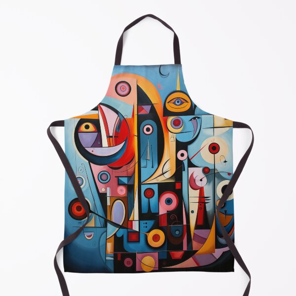Item preview, Cubist Whimsy: A Vibrant Abstract Art Piece - N 18 designed and sold by Moisky Art.