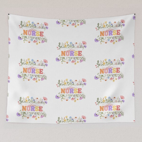 Item preview, Future Nurse Colorful Flowers Happy Celebration School Graduation Student designed and sold by Pixar23.