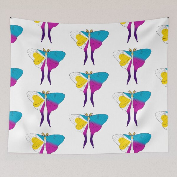 Item preview, Poly Pride Moth (Updated Version) designed and sold by NinjArt-NinJosh.