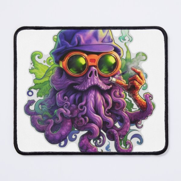 Item preview, Intoxicated Octopus #4 (Intoxicated Animals) designed and sold by GoatedStickerCo.
