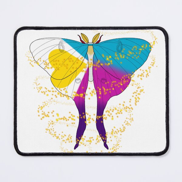 Item preview, Poly Pride Moth (Sparkles) (Updated Version) designed and sold by NinjArt-NinJosh.