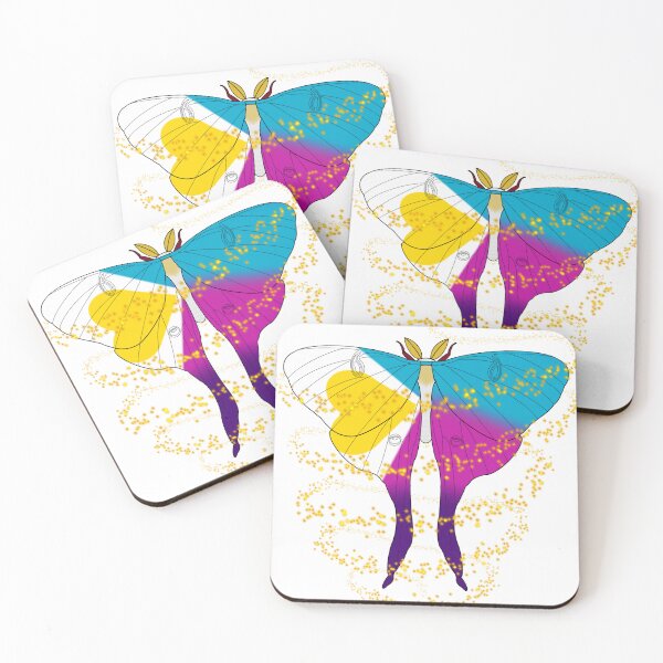 Item preview, Poly Pride Moth (Sparkles) (Updated Version) designed and sold by NinjArt-NinJosh.