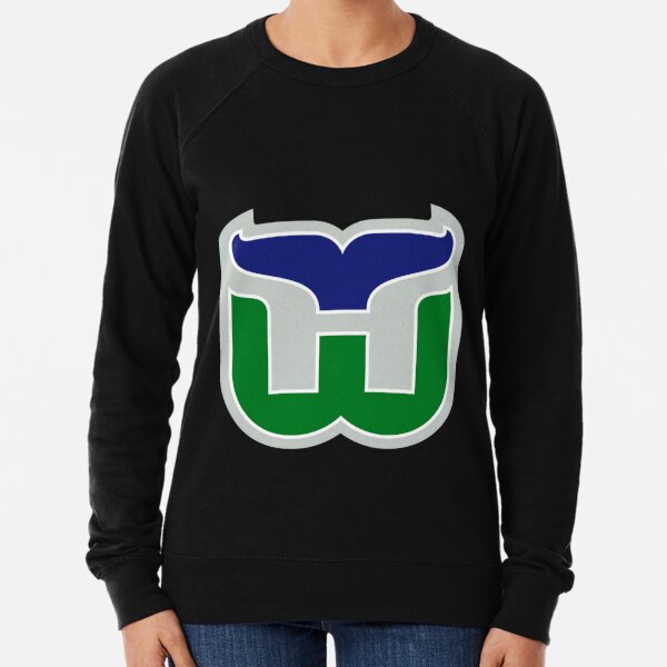 Hartford Whalers Retro Brand Green Lightweight Waffle Pullover T