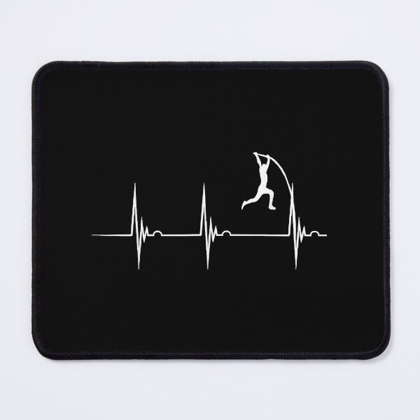 Item preview, Pole Vault Heartbeat Pole Vaulter EKG Pole Vaulting designed and sold by ChristianMat.