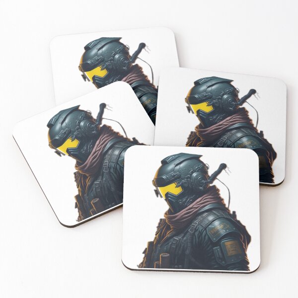 Item preview, Cyberpunk style fighter pilot designed and sold by ProductArtistry.
