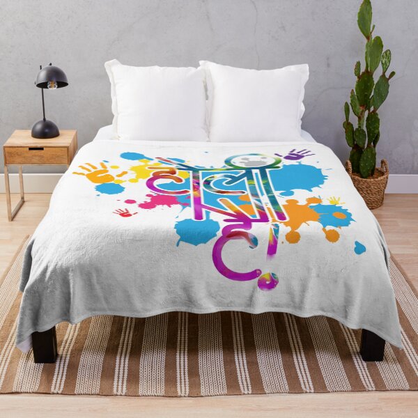 Item preview, Beautiful decoration with colorful hands and Indian alphabet designed and sold by TirrellColister.
