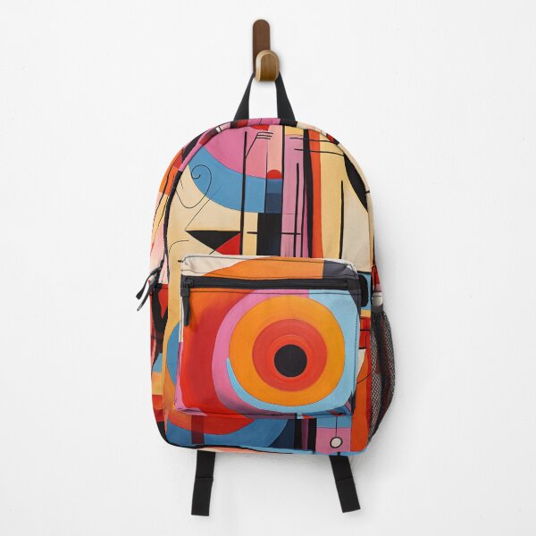Artikelvorschau, Cubist Whimsy: A Vibrant Abstract Art Piece - N 19 entworfen und verkauft von Moisky Art.
