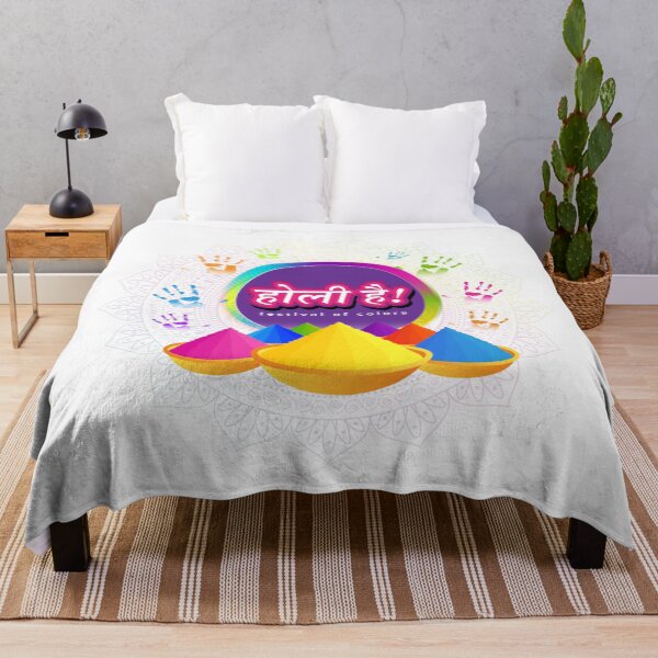 Item preview, Colorful circle, hands and powder create a happy Holi designed and sold by TirrellColister.