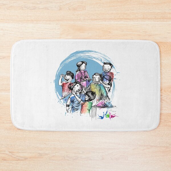 Item preview, Happy family gathering to celebrate Holi together designed and sold by TirrellColister.