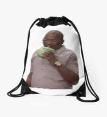 hannibal buress eating lettuce // cabbage - eric andre show Drawstring Bag