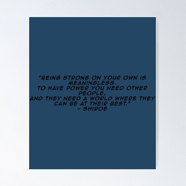 Item preview, Shiroe - Quote 	 1	 designed and sold by akprkyqqee28.