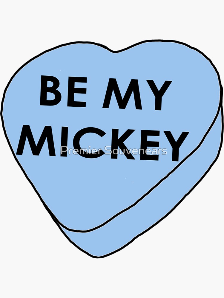 Disover Be My Mickey Sticker