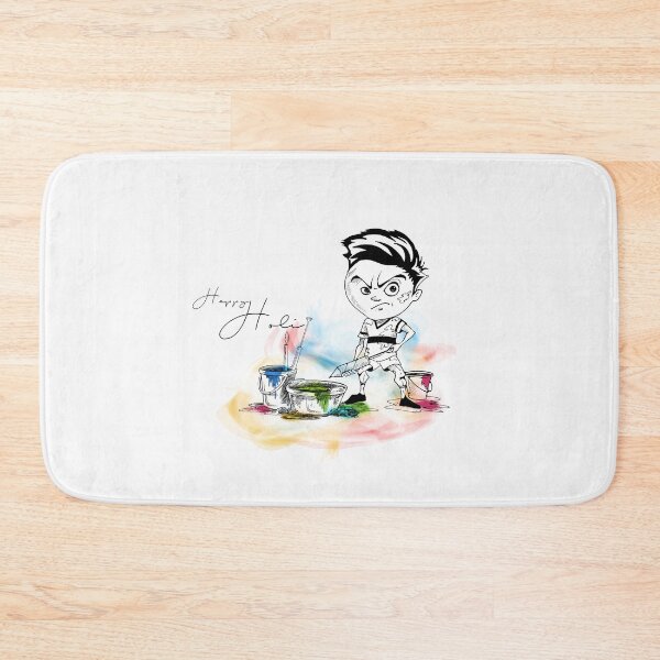 Item preview, Enthusiastic boy with pichkari ready for a happy Holi designed and sold by TirrellColister.