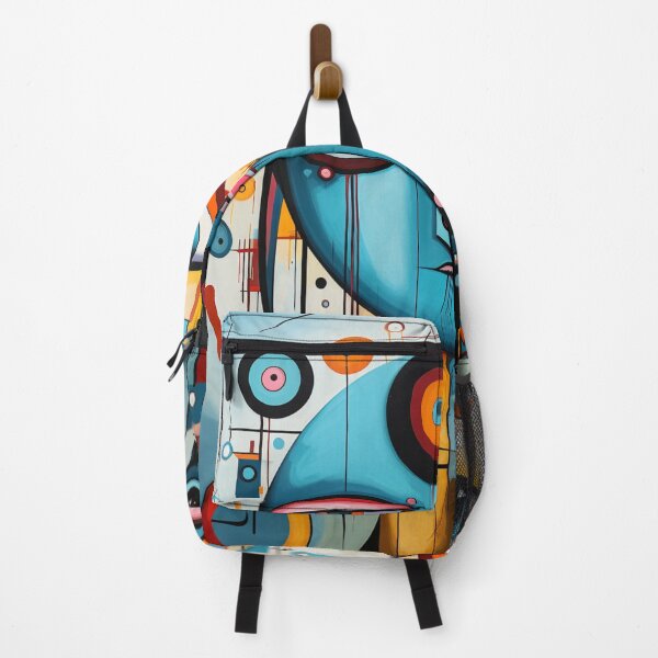 Artikelvorschau, Cubist Whimsy: A Vibrant Abstract Art Piece - N 23 entworfen und verkauft von Moisky Art.