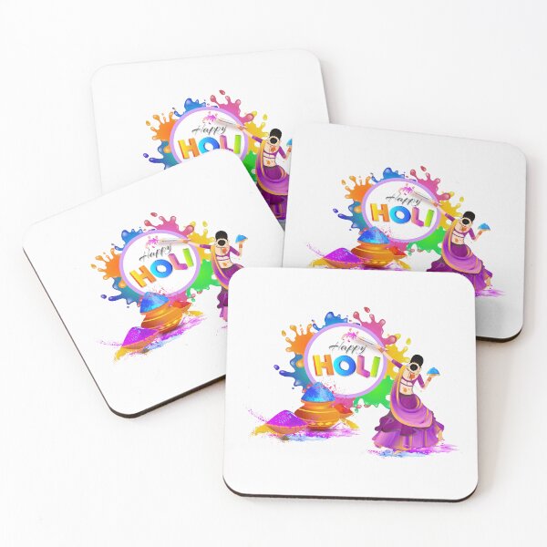 Item preview, Indian girl prepares a Holi, season with pichkari and colored powder designed and sold by TirrellColister.