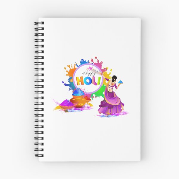 Item preview, Indian girl prepares a Holi, season with pichkari and colored powder designed and sold by TirrellColister.