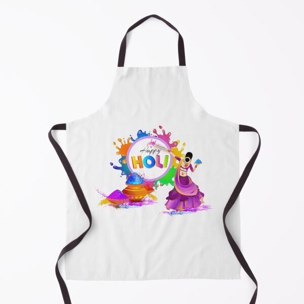 Item preview, Indian girl prepares a Holi, season with pichkari and colored powder designed and sold by TirrellColister.