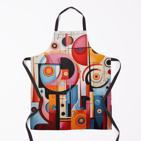 Item preview, Cubist Whimsy: A Vibrant Abstract Art Piece - N 24 designed and sold by Moisky Art.