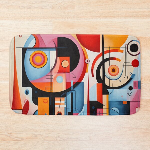 Item preview, Cubist Whimsy: A Vibrant Abstract Art Piece - N 24 designed and sold by Moisky Art.