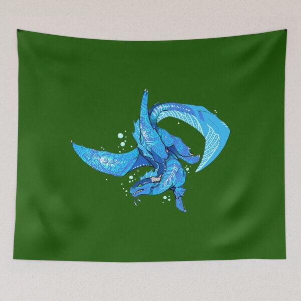 Item preview, Tsunami Swimming Art Print 	 designed and sold by vmskrvussch26.