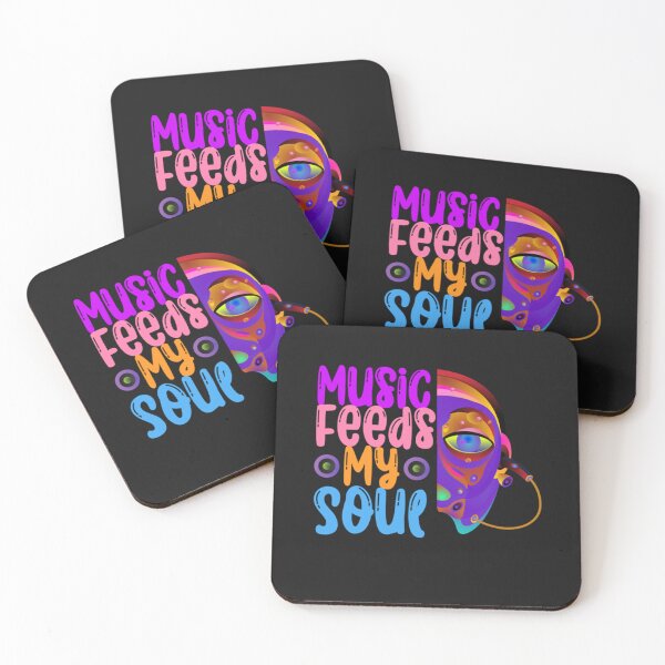 Item preview, Music Feeds My Soul For Music Lovers designed and sold by CURTISGOODWIN8.