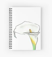 Calla Lily Spiral Notebook