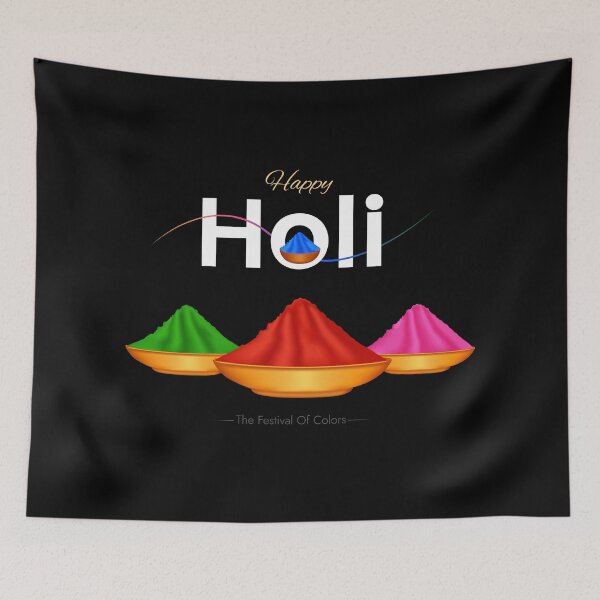 Item preview, Colored powder in bowls for Holi festival designed and sold by TirrellColister.