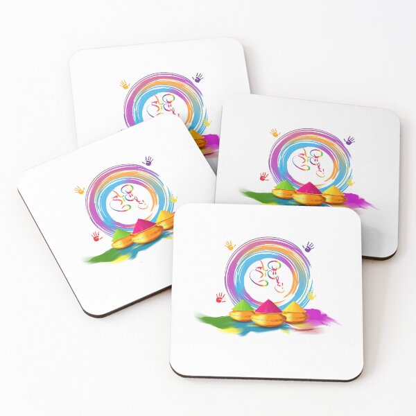 Item preview, Colorful hands, circle and powder with Indian character designed and sold by TirrellColister.