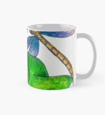 Grüner Baum-Frosch auf einer Niederlassung Tasse (Standard)
