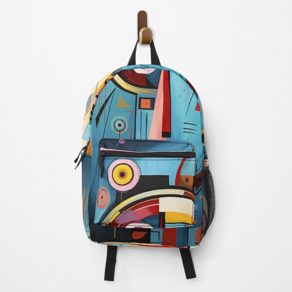 Item preview, Cubist Whimsy: A Vibrant Abstract Art Piece - N 30 designed and sold by Moisky Art.