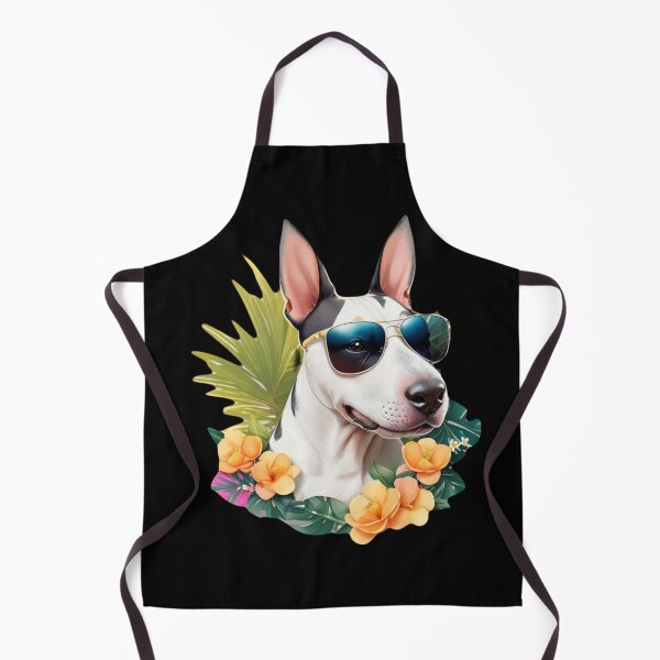 Item preview, Cute terrier dog with wearing glasses floral designed and sold by Gigglyvibes.