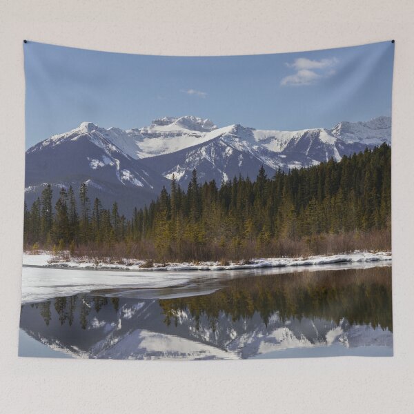 Item preview, Tranquil Reflections at Vermilion Lakes, Alberta designed and sold by rawshutterbug.