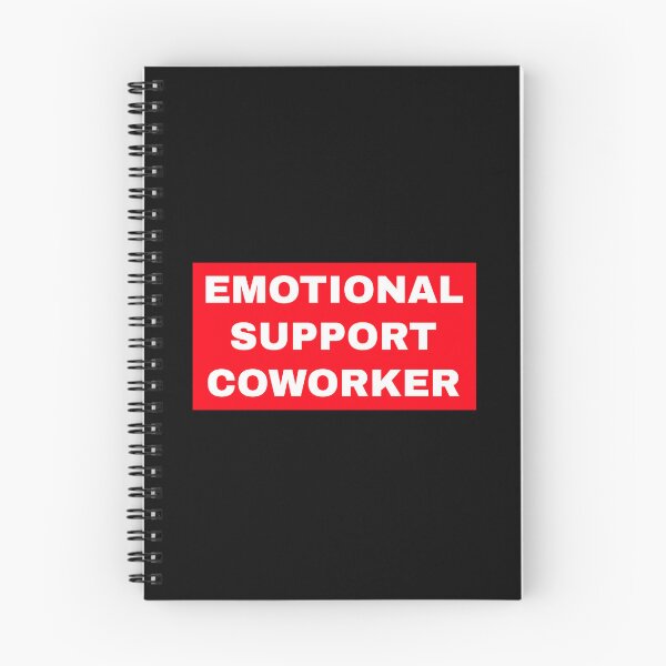 Item preview, Emotional Support Coworker Logo designed and sold by RelatableTexts.