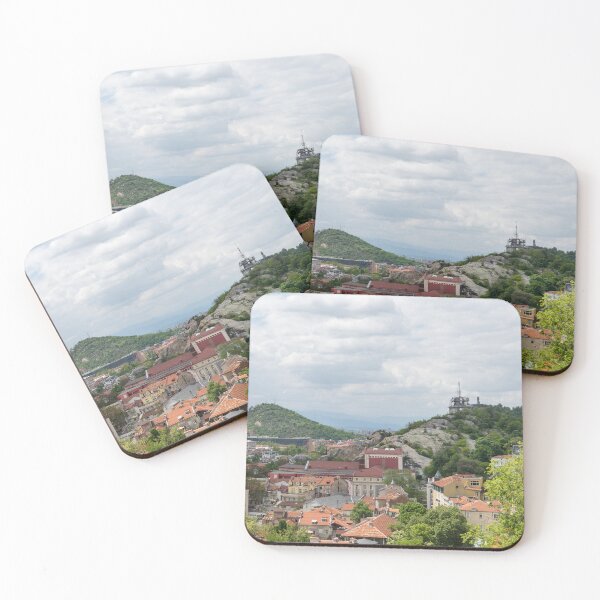 Item preview, Hills and Rooftops - Plovdiv Bulgaria Panorama from Above designed and sold by Georgia Mizuleva.