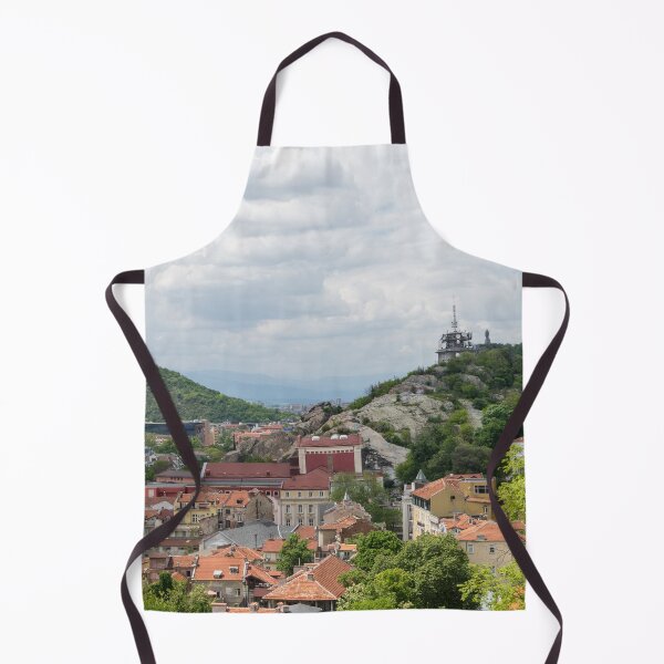 Item preview, Hills and Rooftops - Plovdiv Bulgaria Panorama from Above designed and sold by Georgia Mizuleva.