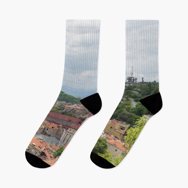 Item preview, Hills and Rooftops - Plovdiv Bulgaria Panorama from Above designed and sold by Georgia Mizuleva.