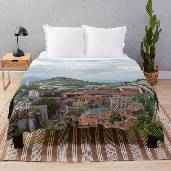 Item preview, Hills and Rooftops - Plovdiv Bulgaria Panorama from Above designed and sold by Georgia Mizuleva.