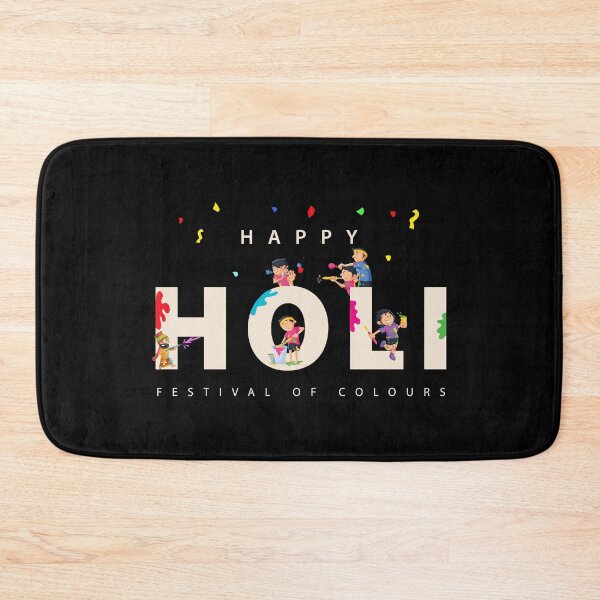 Item preview, Children playing with color gun in Holi festival designed and sold by TirrellColister.