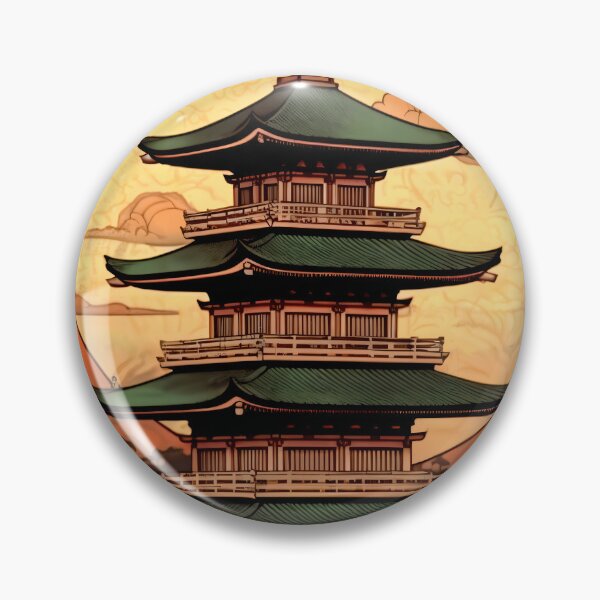 Item preview, Zen Temple Pagoda designed and sold by entwithanaxe.