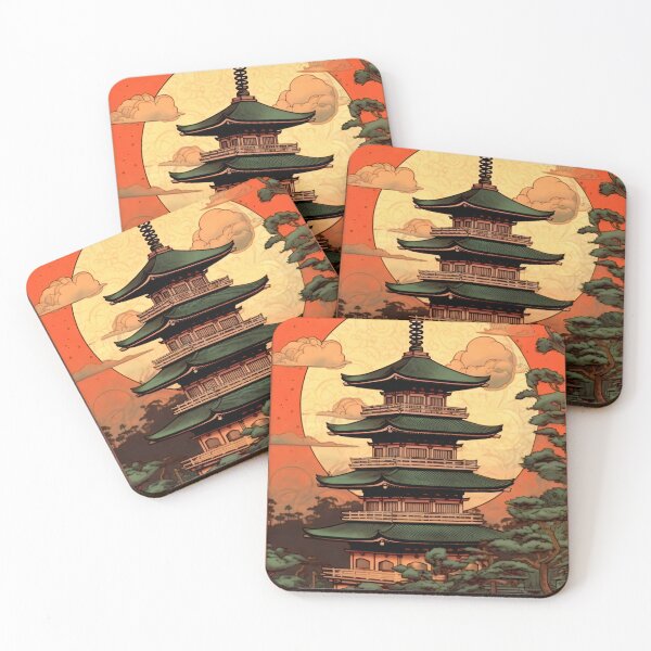 Item preview, Zen Temple Pagoda designed and sold by entwithanaxe.
