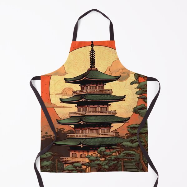 Item preview, Zen Temple Pagoda designed and sold by entwithanaxe.