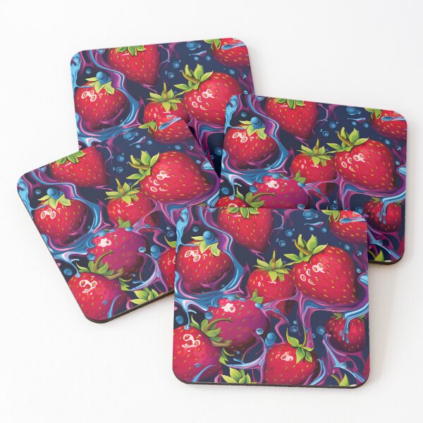 Item preview, Juicy Strawberry Pattern designed and sold by Design-Fountain.