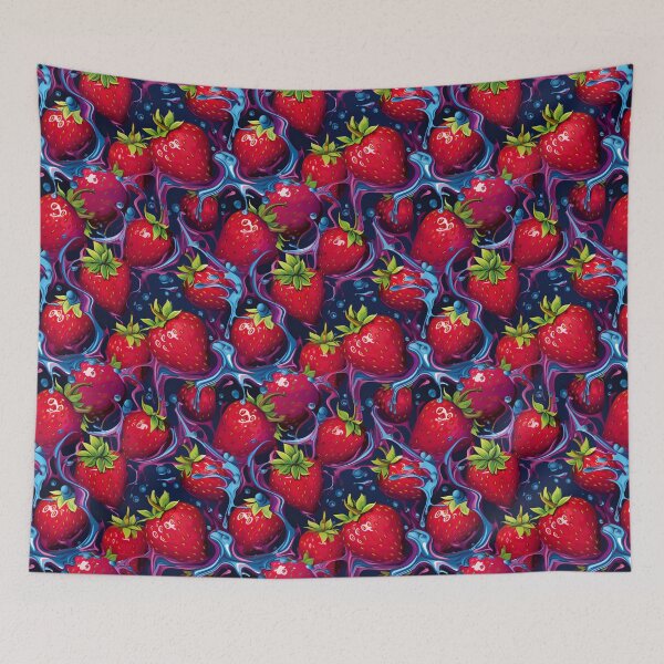 Item preview, Juicy Strawberry Pattern designed and sold by Design-Fountain.