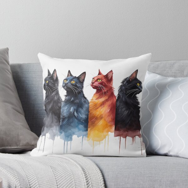 Item preview, Watercolour cats designed and sold by SnarkyDoodles.