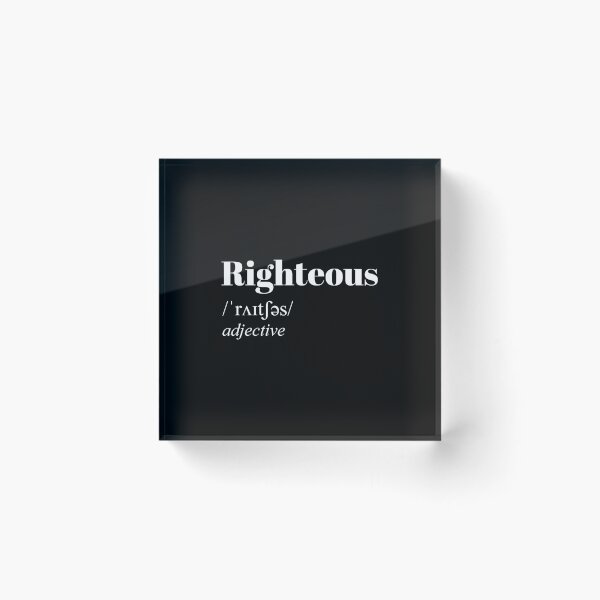 Item preview, Dictionary title, Righteous designed and sold by wonderfulstate.