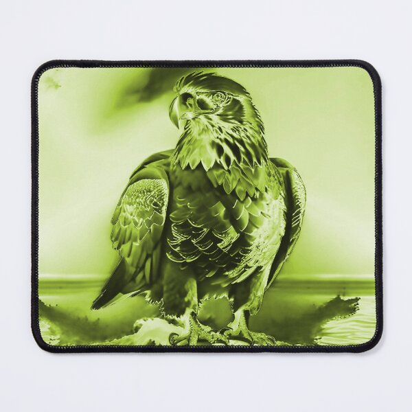 Item preview, Lime Green American Bald Eagle designed and sold by deniselynnimage.