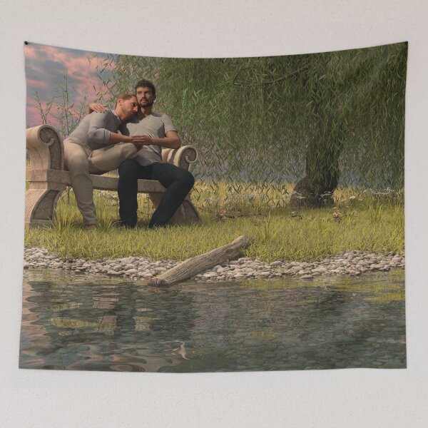 Item preview, Down by Where the River Flows designed and sold by RexRedLGBTQ.