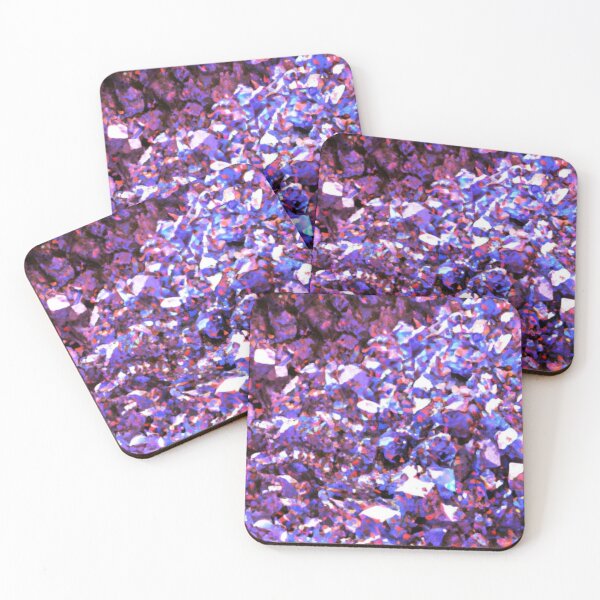 Item preview, Abstract Purple and Pink Crystal Pattern designed and sold by calibrit.