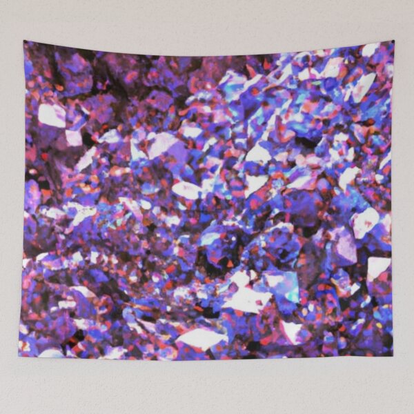 Item preview, Abstract Purple and Pink Crystal Pattern designed and sold by calibrit.