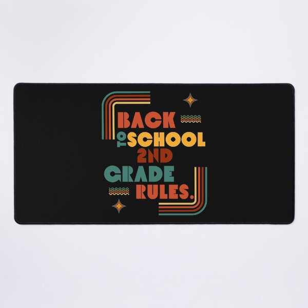 Item preview, BACK TO SCHOOL 2ND GRADE RULES. designed and sold by MyKinsDoodles.